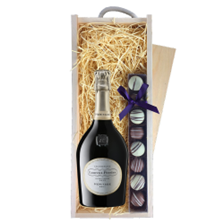 Buy & Send Laurent Perrier Heritage MV Champagne 75cl & Truffles, Wooden Box