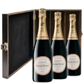 Buy & Send Laurent Perrier La Cuvee Champagne 75cl Treble Elm Wood Gift Boxed (3x75cl)