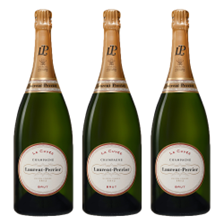 Buy & Send Laurent Perrier La Cuvee Champagne Magnum 1.5L Case of 3