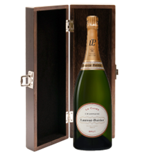 Buy & Send Laurent Perrier La Cuvee Champagne Magnum 1.5L in Elm Wood Gift Box