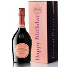 Buy & Send Laurent Perrier Cuvee Rose Happy Birthday Tin 75cl