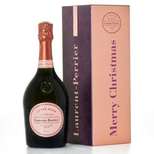 Buy & Send Laurent Perrier Cuvee Rose Merry Christmas Tin 75cl