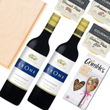 Buy & Send Leone Cabernet Sauvignon 75cl Red Wine And Pate Duo Gift Box