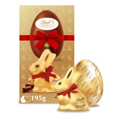 Buy & Send Lindt Lindor Gold Bunny & Milk Chocolate Easter Egg 195G