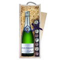 Buy & Send Louis Pommery Brut English Sparkling75cl & Truffles, Wooden Box