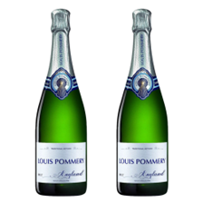 Buy & Send Louis Pommery Brut English Sparkling75cl Duo Set