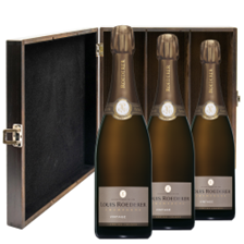 Buy & Send Louis Roederer Brut Vintage 2015 75cl Treble Elm Wood Gift Boxed (3x75cl)