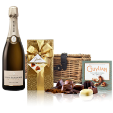 Buy & Send Louis Roederer Collection 245 Champagne 75cl And Chocolates Hamper