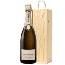 Buy & Send Louis Roederer Collection 245 Champagne 75cl In Pine Wooden Gift Box