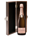 Buy & Send Louis Roederer Vintage Rose 2017 75cl in Elm Wood Gift Box