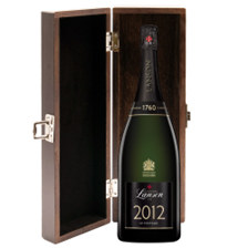 Buy & Send Magnum of Lanson Le Vintage 2012 Champagne 150cl in Elm Wood Gift Box