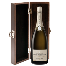 Buy & Send Magnum of Louis Roederer Collection 1.5L in Elm Wood Gift Box