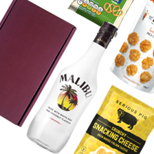 Buy & Send Malibu Original Coconut Rum 70cl Nibbles Hamper