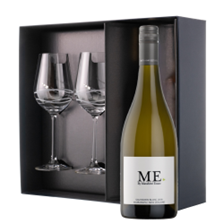 Buy & Send ME by Matahiwi Estate Sauvignon Blanc 75cl And Diamante Venezia Glasses Gift Box Set