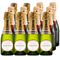 Buy & Send Mini Champagne Moet Brut and Laurent Perrier Brut 20cl Case of 12