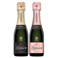 Buy & Send Mini Champagne Duo Lanson Le Rose and Lanson Le Black 20cl