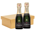 Buy & Send Mini Lanson Le Black Creation Champagne 20cl Twin Hamper Gift Box