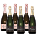 Buy & Send Mixed Case of Lanson le Black Creation & Lanson le Rose Creation (6x75cl)