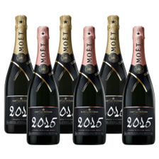 Buy & Send Mixed Case of Moet And Chandon Vintage Brut and Vintage Rose (6x75cl)