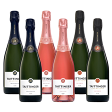 Buy & Send Mixed Case of The Taittinger Collection (6x75cl)