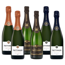 Buy & Send Mixed Case of The Taittinger Cru Collection (6x75cl)