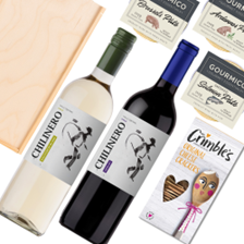 Buy & Send Mixed Chilinero Red & White Wine And Pate Duo Gift Box