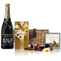 Buy & Send Moet And Chandon Brut Vintage 2013-15 Champagne 75cl And Chocolates Hamper