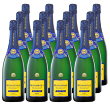 Buy & Send Monopole Blue Top Brut Champagne 75cl Case of 12 Champagne