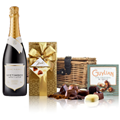 Buy & Send Nyetimber Blanc de Blancs English Sparkling 75cl And Chocolates Hamper