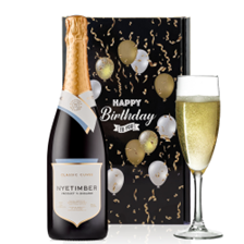 Buy & Send Nyetimber Classic Cuvee 75cl And Flute Happy Birthday Gift Box