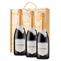 Buy & Send Nyetimber Classic Cuvee 75cl Treble Pine Wooden Gift Boxed (3x75cl)