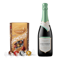 Buy & Send Nyetimber Curvee Cherie Demi-Sec NV English Sparkling Wine With Lindt Lindor Assorted Truffles 200g