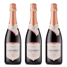 Buy & Send Nyetimber Rose English Sparkling Wine 75cl Treble Prosecco Set