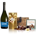 Buy & Send Personalised Prosecco - Fathers Day Label And Chocolates Hamper