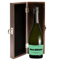 Buy & Send Personalised Prosecco - Green Label in Elm Wood Gift Box