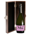 Buy & Send Personalised Prosecco - Mothers Day Label in Elm Wood Gift Box