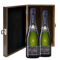 Buy & Send Pol Roger Sir Winston Churchill Vintage Champagne 2015 Double Elm Wood Gift Boxed (2x75cl)