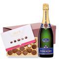 Buy & Send Pommery Brut Royal Champagne 75cl And Lindt Master Chocolatier Hamper