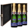 Buy & Send Pommery Brut Royal Champagne 75cl Treble Elm Wood Gift Boxed (3x75cl)