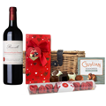 Buy & Send Roseville Bordeaux 75cl Red Wine And Chocolate Love You Hamper