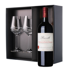 Buy & Send Roseville Bordeaux 75cl Red Wine And Diamante Venezia Glasses Gift Box Set