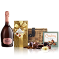 Buy & Send Ruinart Rose Champagne 75cl And Chocolates Hamper