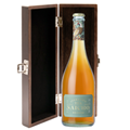 Buy & Send Saicho Hojicha Sparkling Tea 75cl in Elm Wood Gift Box