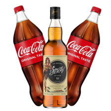 Buy & Send Sailor Jerrys Spiced Rum with Coca-Cola Mixer