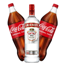 Buy & Send Smirnoff Red Vodka with Coca-Cola Mixer