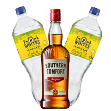 Buy & Send Southern Comfort with R.Whites Premium Lemonade Mixer