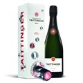 Buy & Send Taittinger Brut 75cl Champagne & Bottle Stopper Gift Box Set