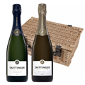 Buy & Send Taittinger Brut Vintage and Prelude Grand Crus Twin Hamper (2x75cl)