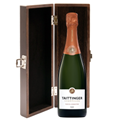 Buy & Send Taittinger Les Folies de la Marquetterie 75cl in Elm Wood Gift Box