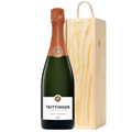 Buy & Send Taittinger Les Folies de la Marquetterie 75cl In Pine Wooden Gift Box